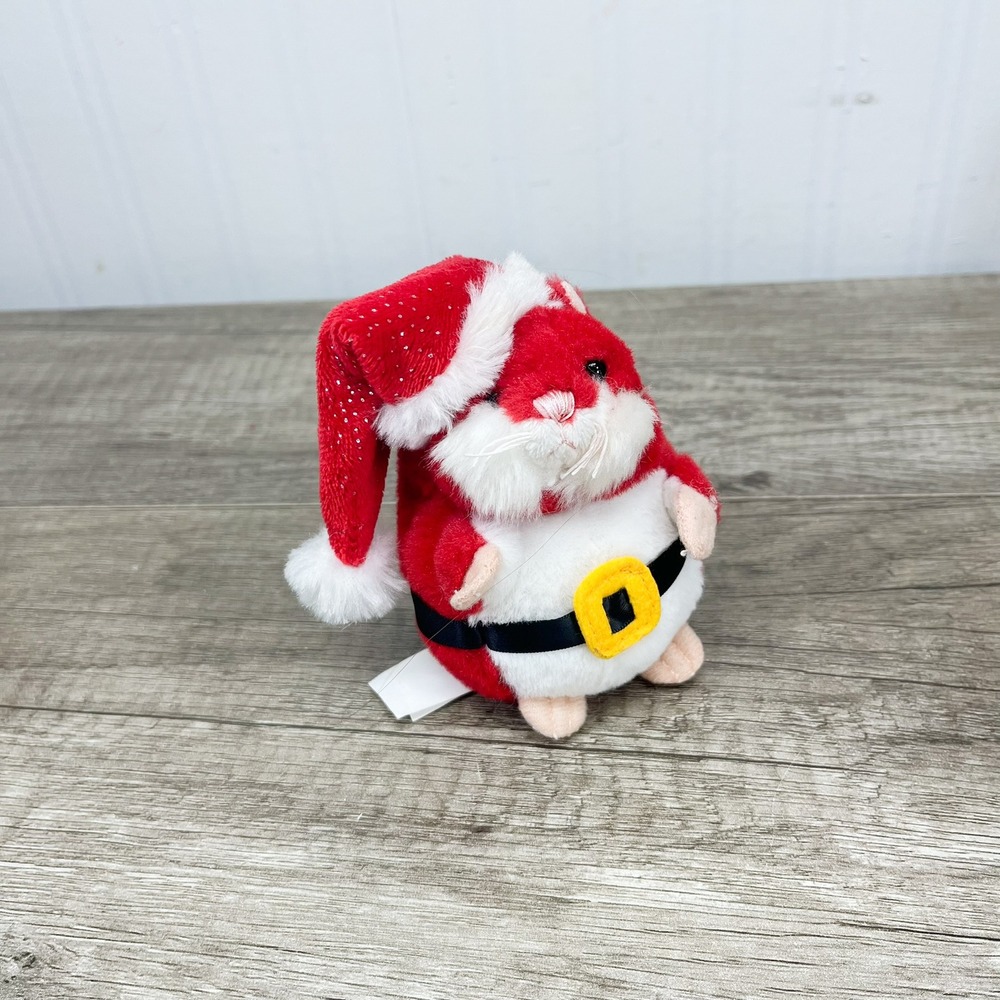 Ganz Mazin Hamster Nick First Edition Santa Claus Christmas Plush WE000821